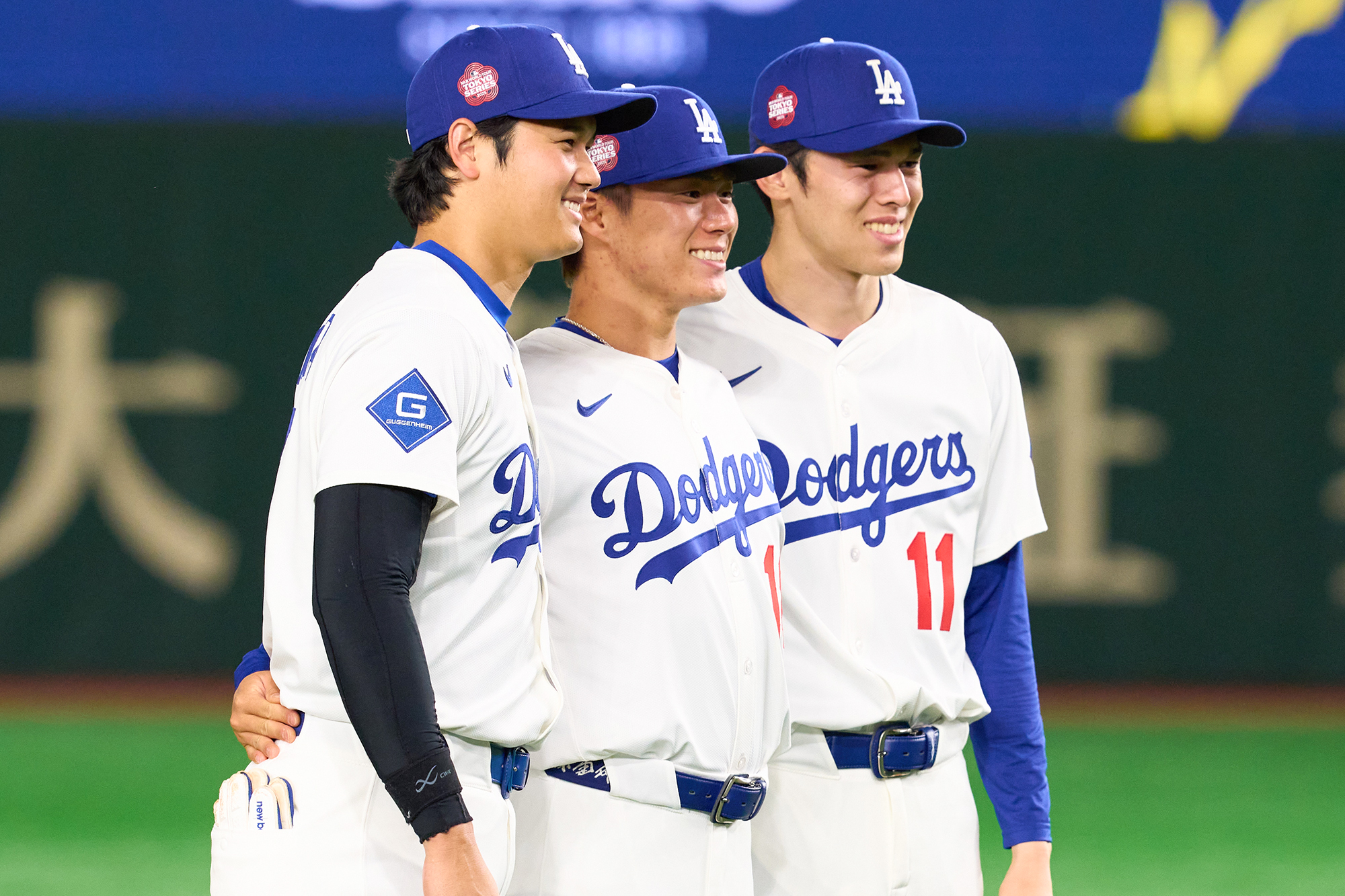 洛杉磯道奇大谷翔平、山本由伸、佐佐木朗希