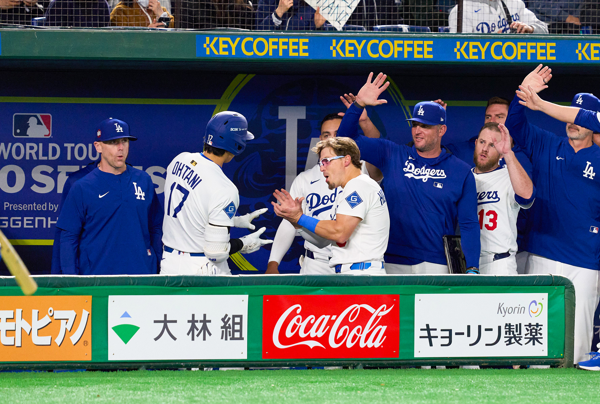 文章配圖 洛杉磯道奇大谷翔平擊出陽春全壘打